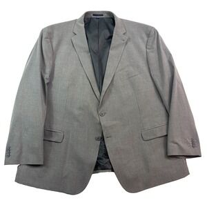 Jos A Bank 1905 54R blazer jacket sport suit coat tailored fit stretch gray